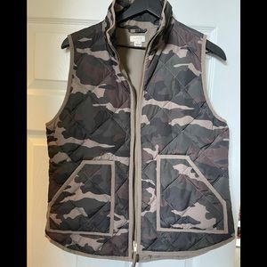J Crew Camo Vest